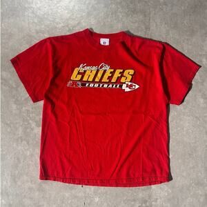 2000's Vintage Kansas City Chiefs NFL Red T-Shirt -L